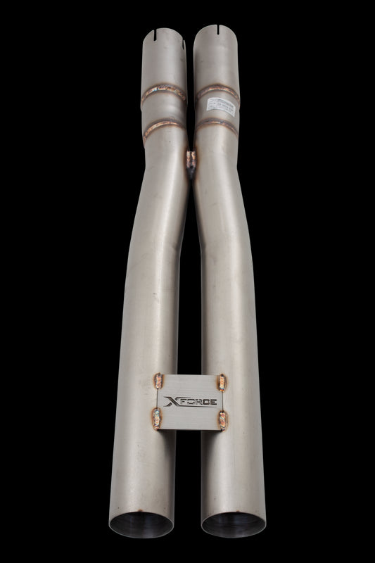 XFORCE Red-delete Mid Pipe. (Will Fit Xforce Catback System Only) ES-CC16-C2B