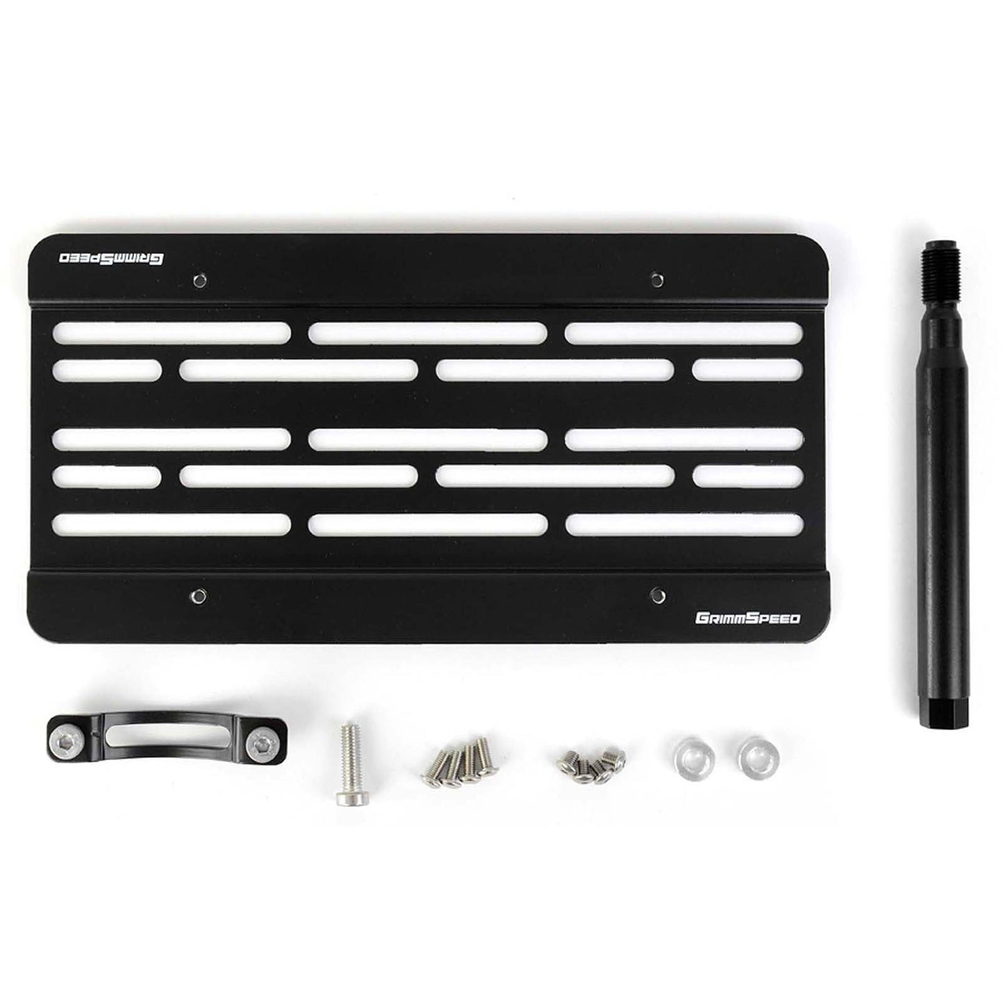 GrimmSpeed License Plate Relocation Kit - 2008-14 Subaru WRX/STI GRM094011