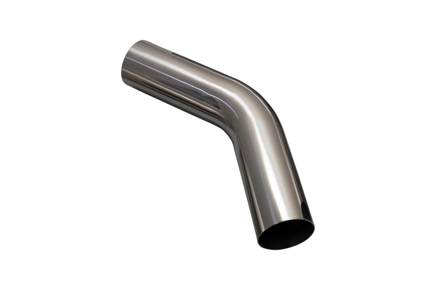 XFORCE Mandrel Bend 304SS Polished 3.5" 45 Degree 1.5D 6" Leg MS350-45