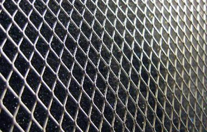 Extreme Dimensions Diamond Cut Mesh Grille (silver) - 2 Piece - 103000