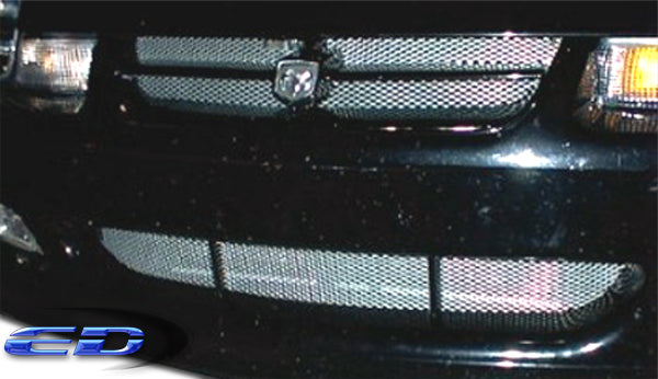 Extreme Dimensions Diamond Cut Mesh Grille (silver) - 2 Piece - 103000