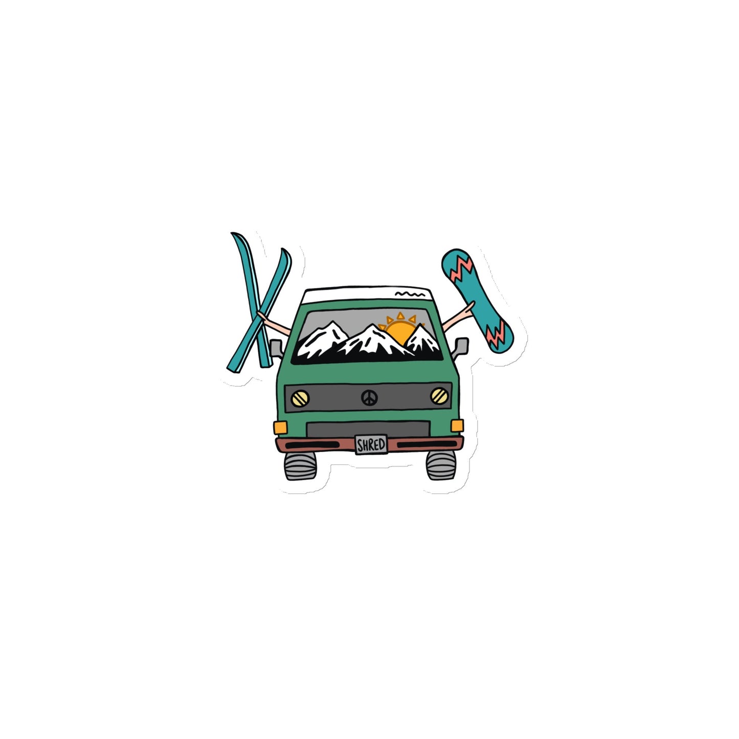 Shred Van Magnet