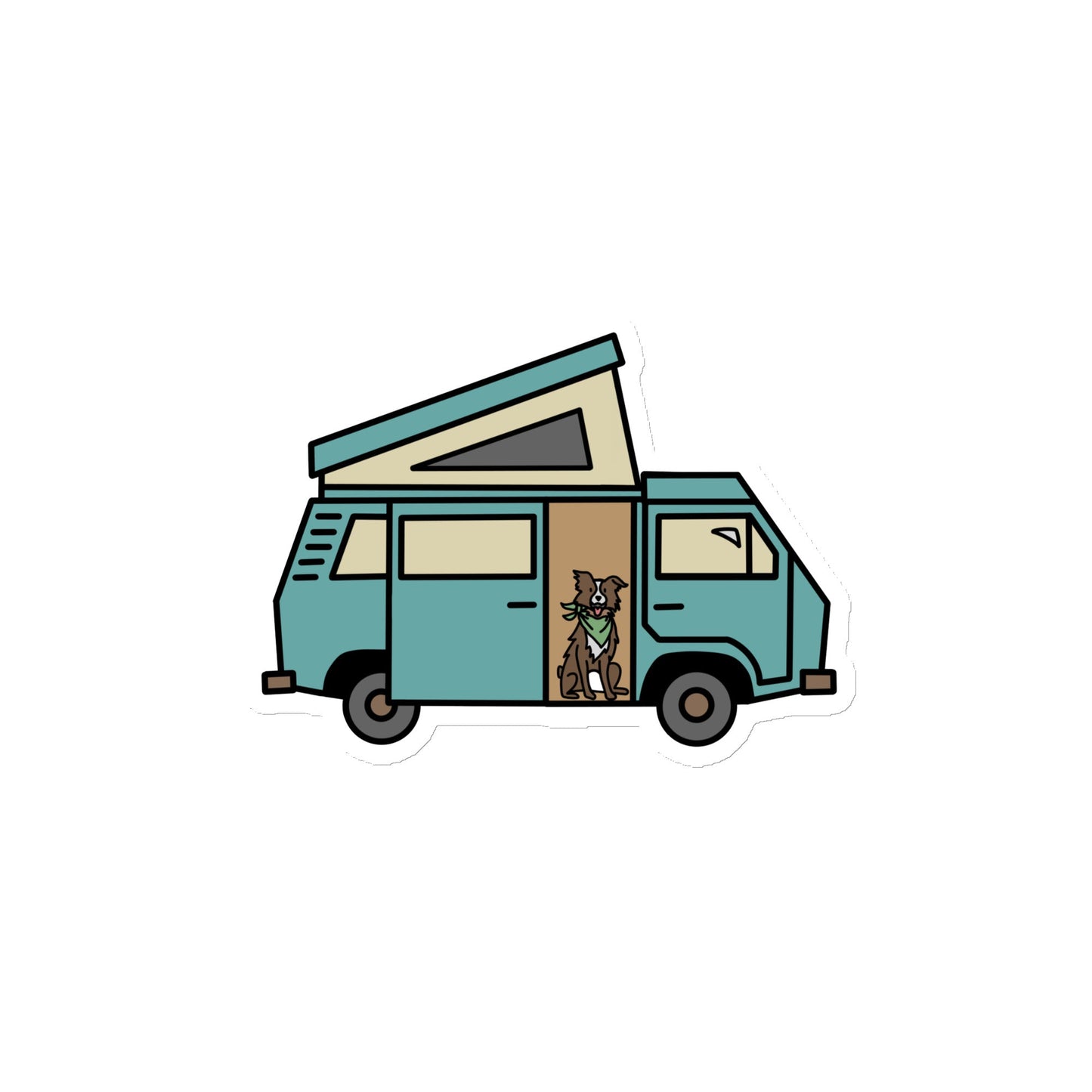 Dog in Van Magnet