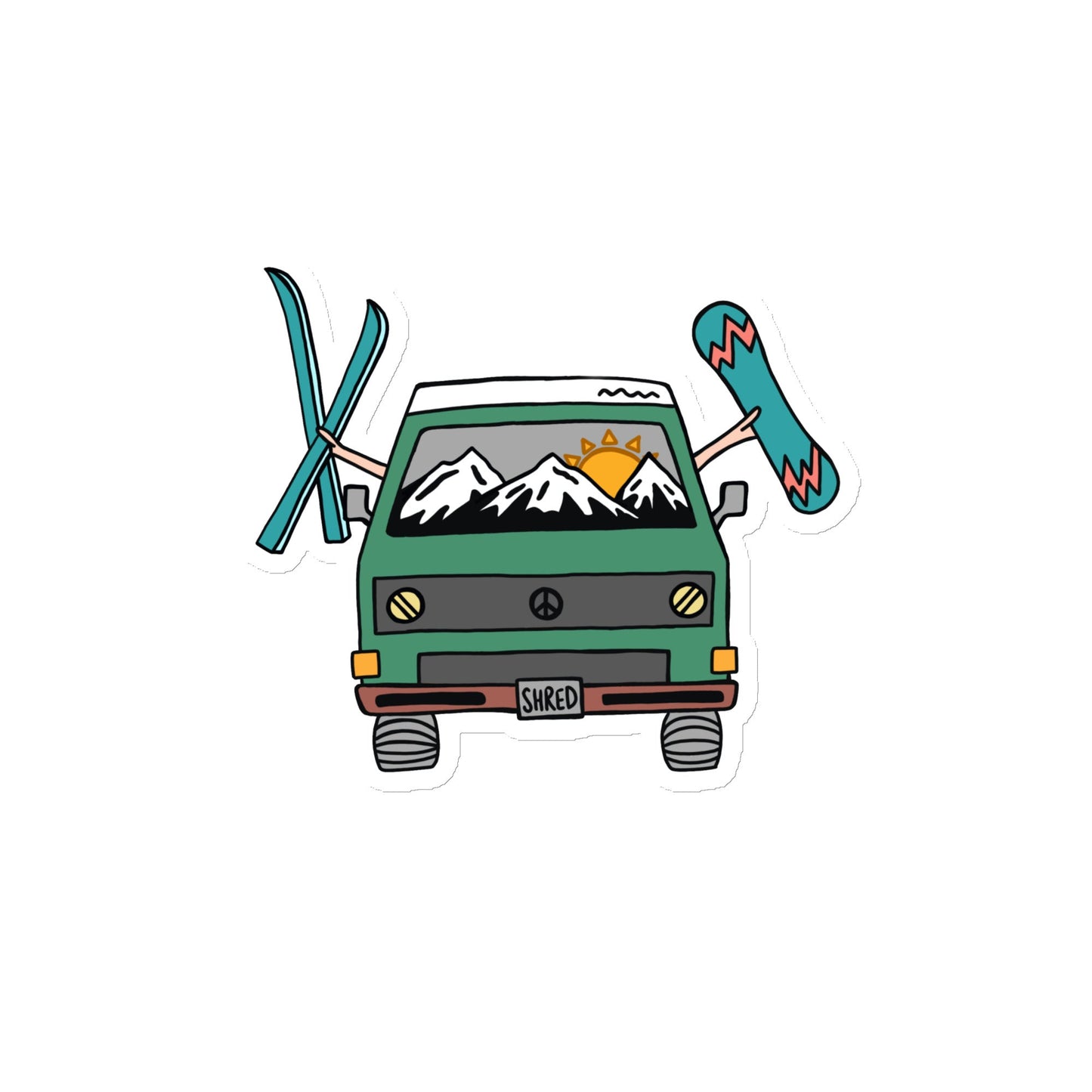 Shred Van Magnet