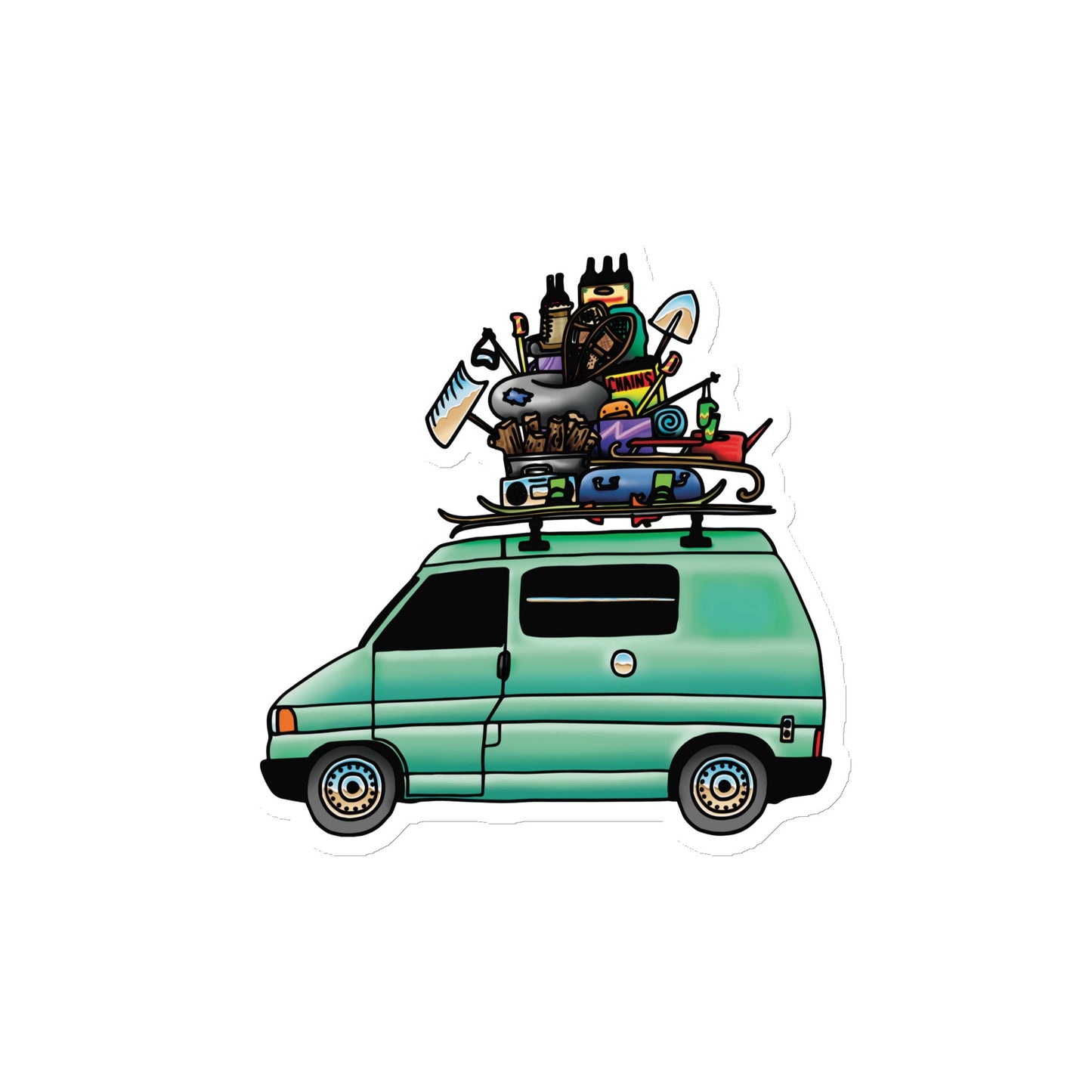RAD Eurovan Magnet