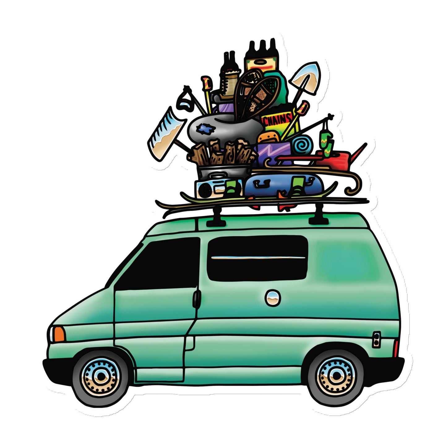 RAD Eurovan Magnet