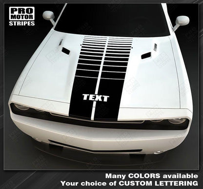 Dodge Challenger 2008-2023 Emblem Hood Strobe Stripes
