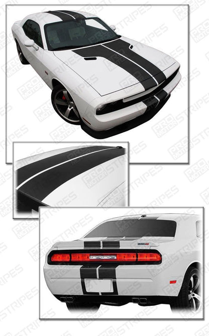 Dodge Challenger 2008-2023 Rally Double T-Stripes