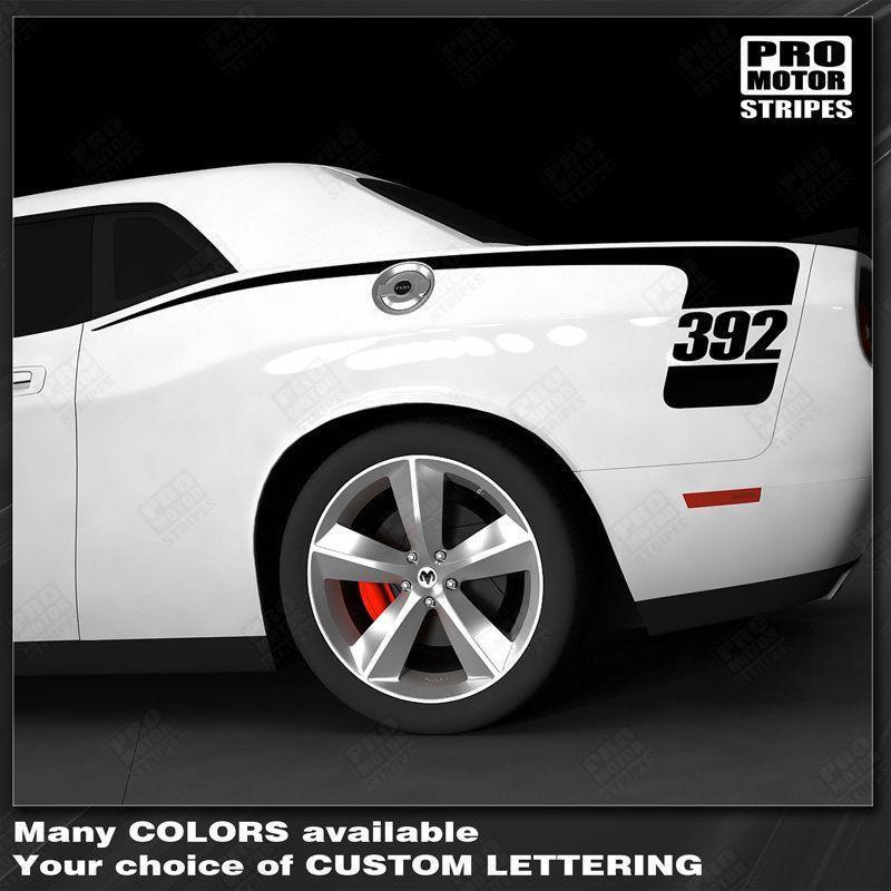 Dodge Challenger 2008-2023 Rear Quarter Side Stripes