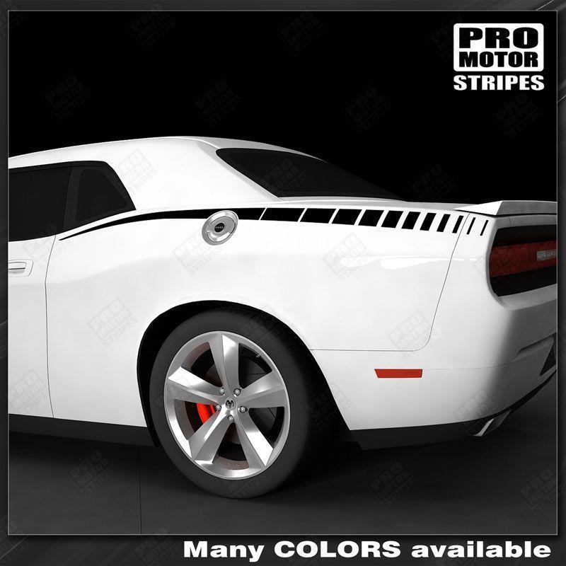 Dodge Challenger 2008-2023 Rear Quarter Side Strobe Stripes