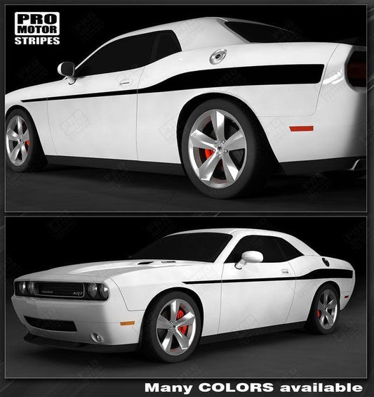 Dodge Challenger 2008-2023 Redline Style Side Stripes