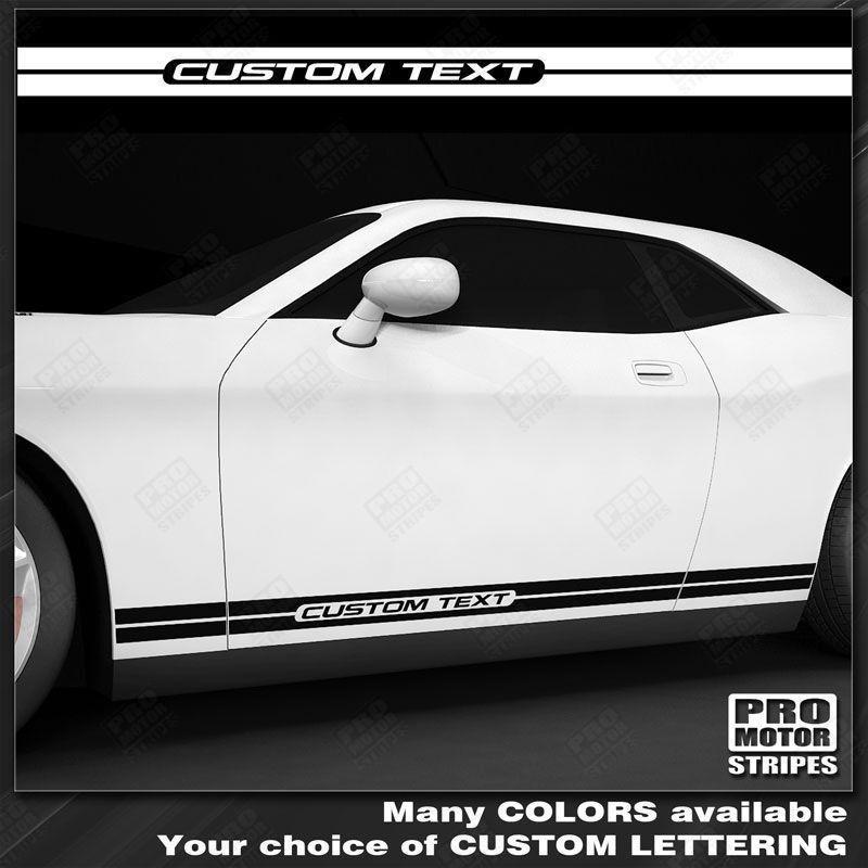 Dodge Challenger 2008-2023 Rocker Panel Side Stripes