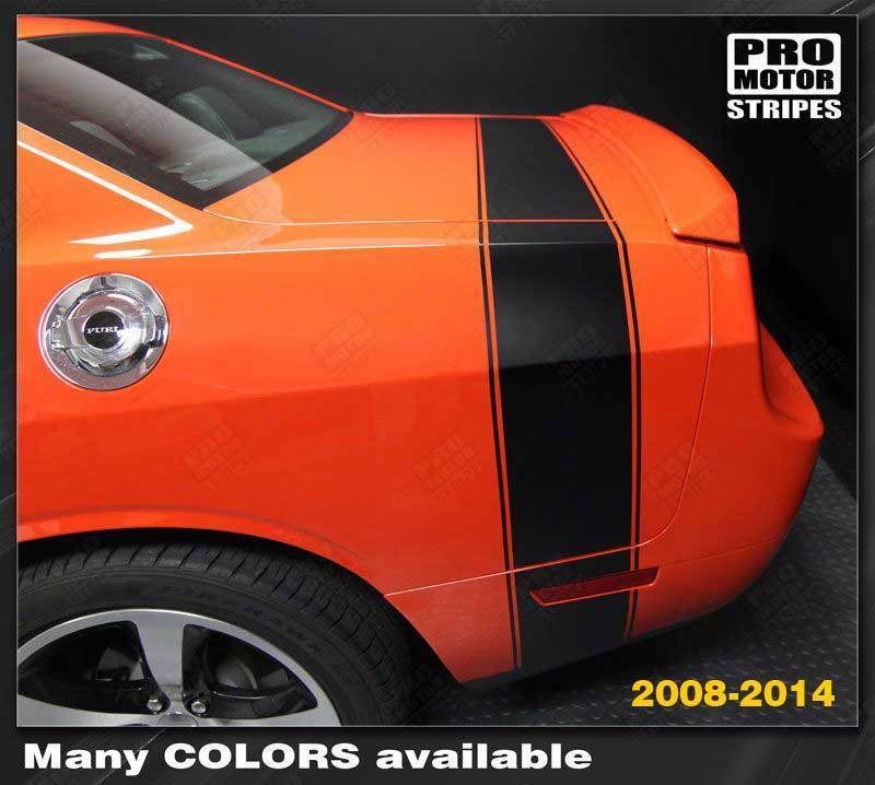Dodge Challenger 2008-2023 Super Bee Style Rear Stripes