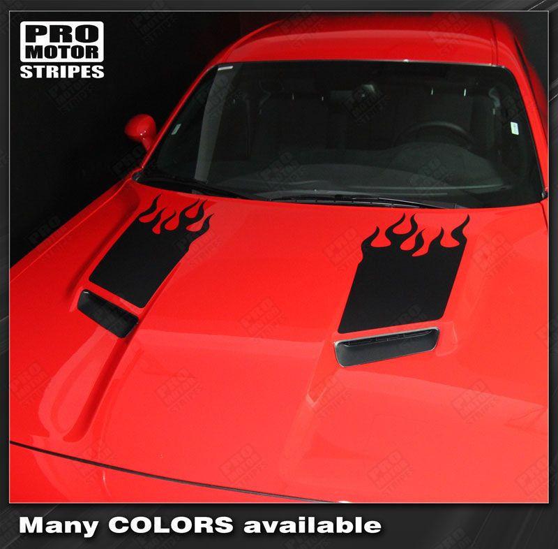 Dodge Challenger 2015-2023 Side Panel Hood Accent Stripes