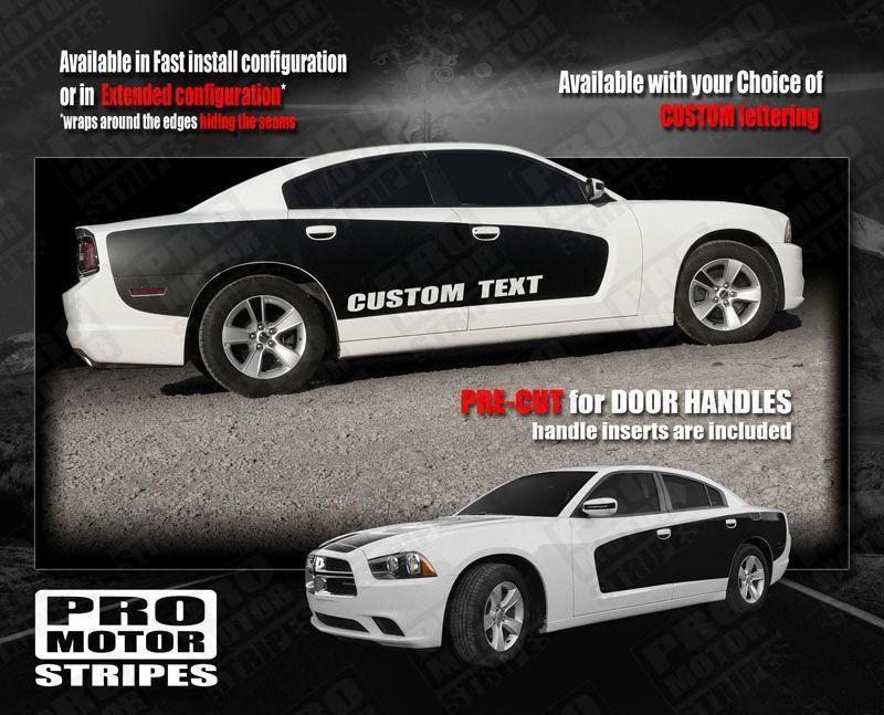 Dodge Charger 2011-2023 Side Billboard Blackout Stripes