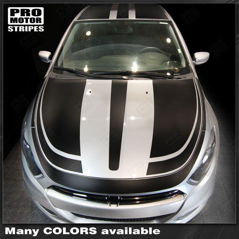 Dodge Dart 2013-2018 Over The Top Double Accent Stripes
