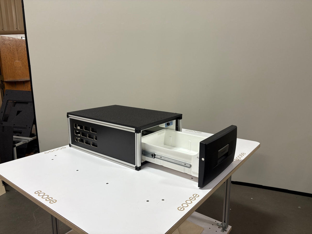 Dometic Fridge Drawer Module - Explore Series - Rectangular Top Plate - 19-1/4"W x 10"H x 36"D