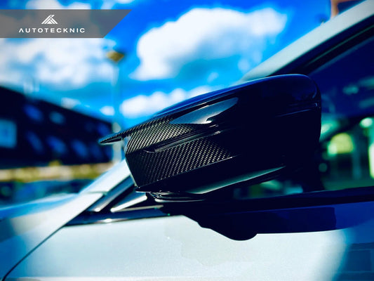 AutoTecknic Dry Carbon Fiber Mirror Covers - BMW G20 M340I LCI | G22 M440I LCI