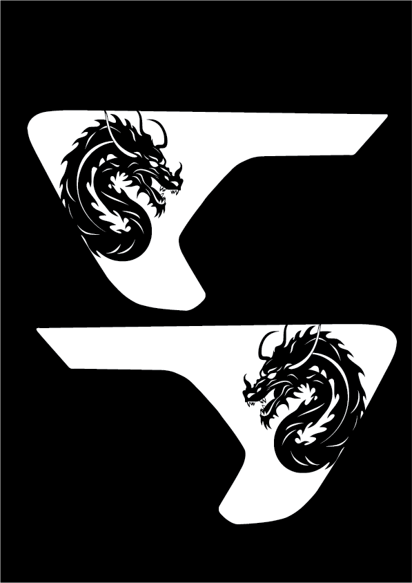 Dragon Vent Decals