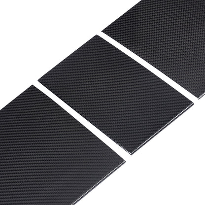 Dry Carbon Fiber 3-Piece Center Console Cover for Tesla Model 3 Highland (Gloss)