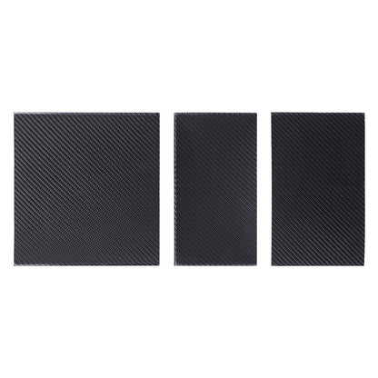 Dry Carbon Fiber 3-Piece Center Console Cover for Tesla Model 3 Highland (Matte)