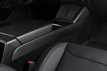 Dry Carbon Fiber Armrest Cover for Tesla Model 3 Highland (Matte)