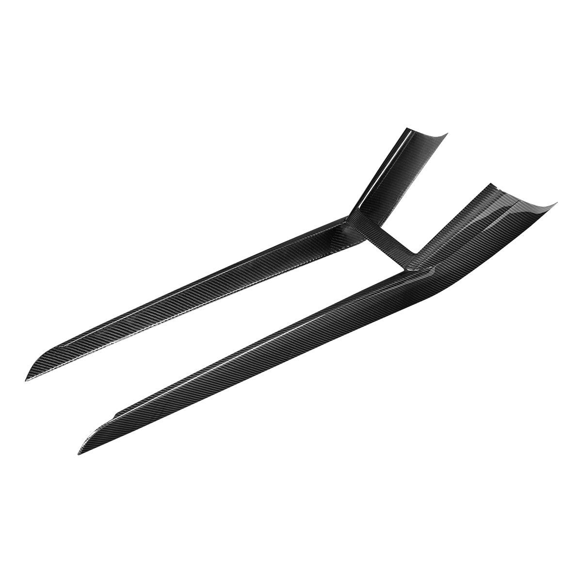 Dry Carbon Fiber Integrated Frame of Central Control Panel for Tesla Model 3 Highland (Gloss)