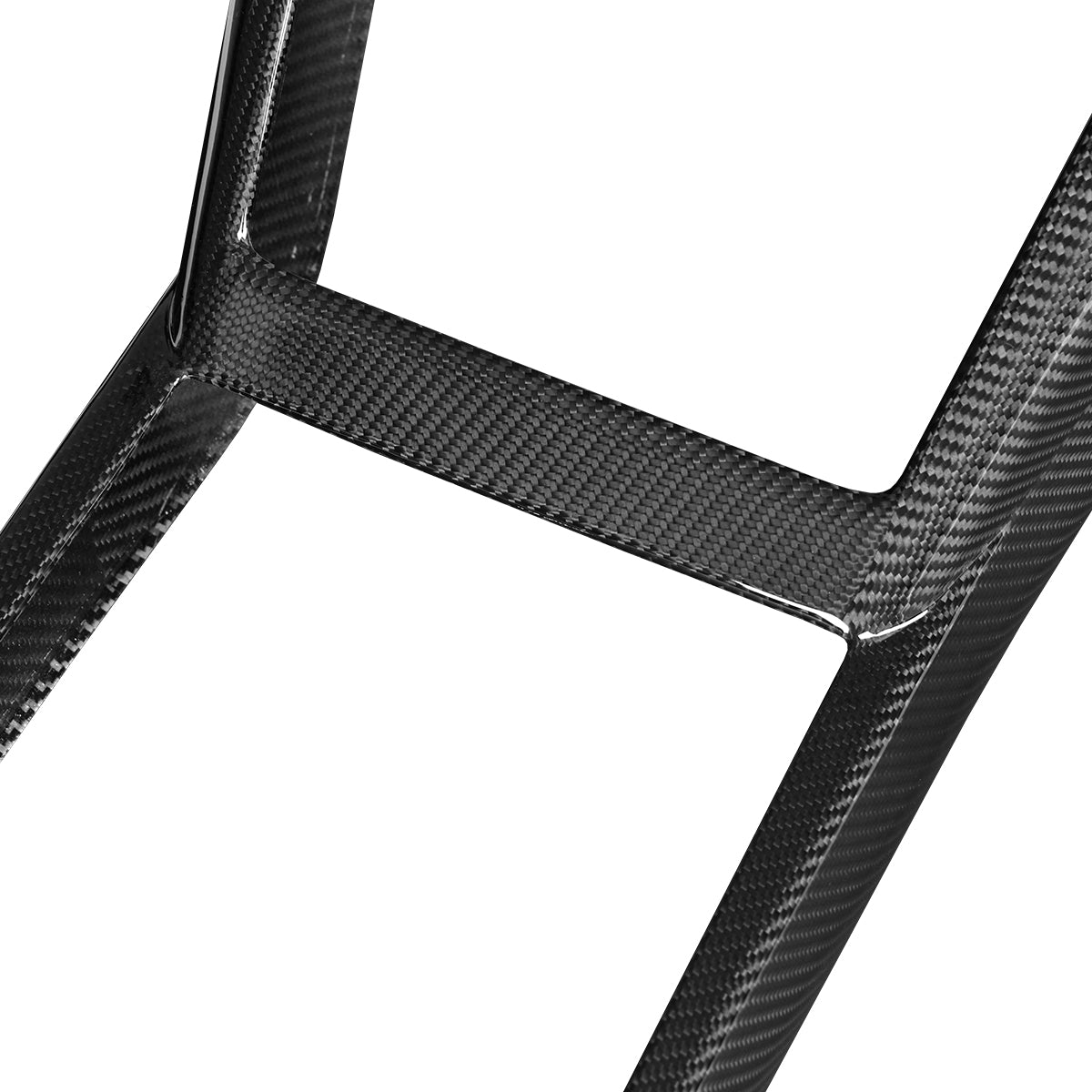Dry Carbon Fiber Integrated Frame of Central Control Panel for Tesla Model 3 Highland (Gloss)