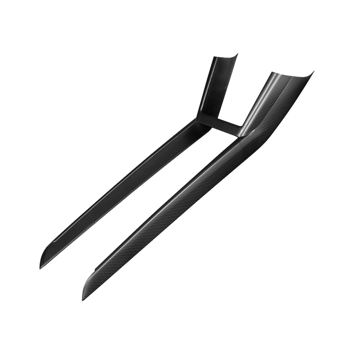 Dry Carbon Fiber Integrated Frame of Central Panel for Tesla Model 3 Highland (Matte)