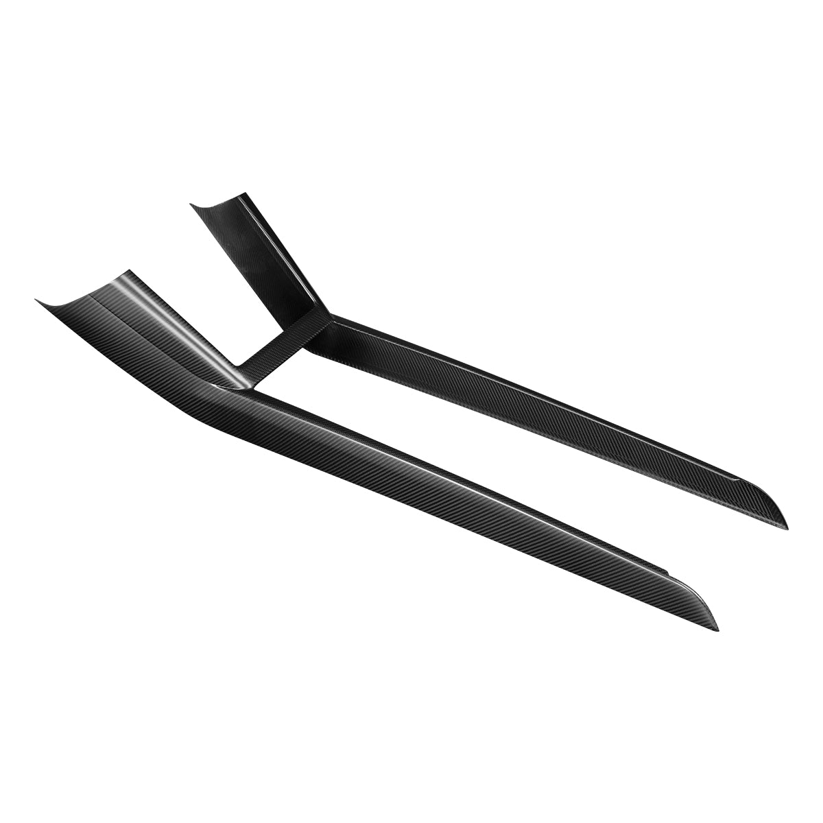 Dry Carbon Fiber Integrated Frame of Central Panel for Tesla Model 3 Highland (Matte)