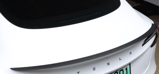 Dry Carbon Fiber Performance Spoiler for Tesla Model 3 Highland (Gloss)