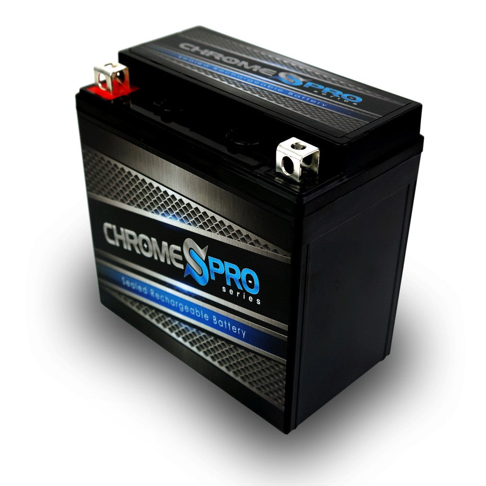 CHROME PRO BATTERY YTX14-BS High Performance Power Sports Battery CP-M00009