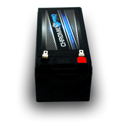 CHROME PRO BATTERY 12V 3.5AH Sealed Lead Acid (SLA) Battery - T1 Terminals CP-S00002