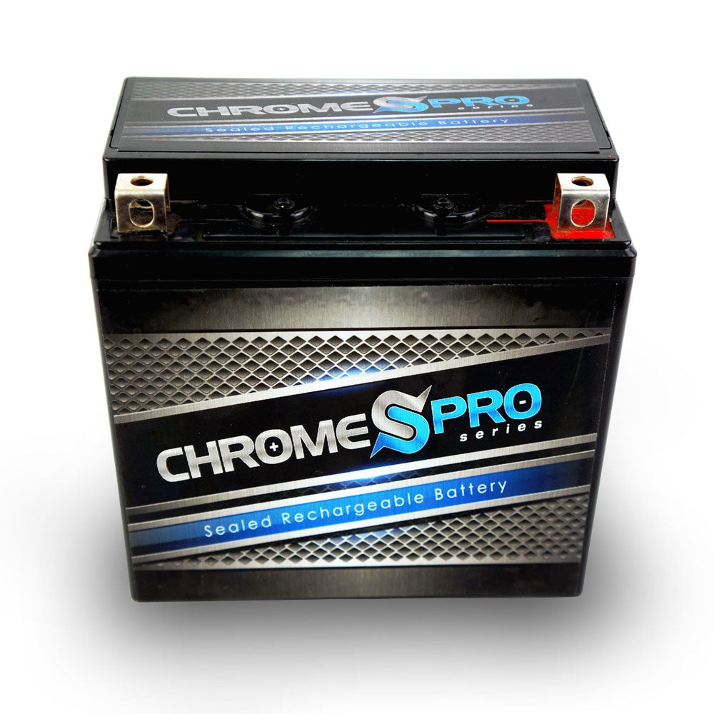 CHROME PRO BATTERY YTX14L-BS iGel High Performance Power Sports Battery PRO-M00003