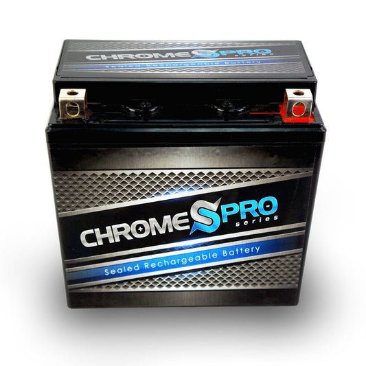 CHROME PRO BATTERY YTX14L-BS iGel High Performance Power Sports Battery PRO-M00003