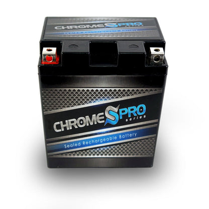 CHROME PRO BATTERY YTX14AH-BS High Performance Power Sports Battery CP-M00001