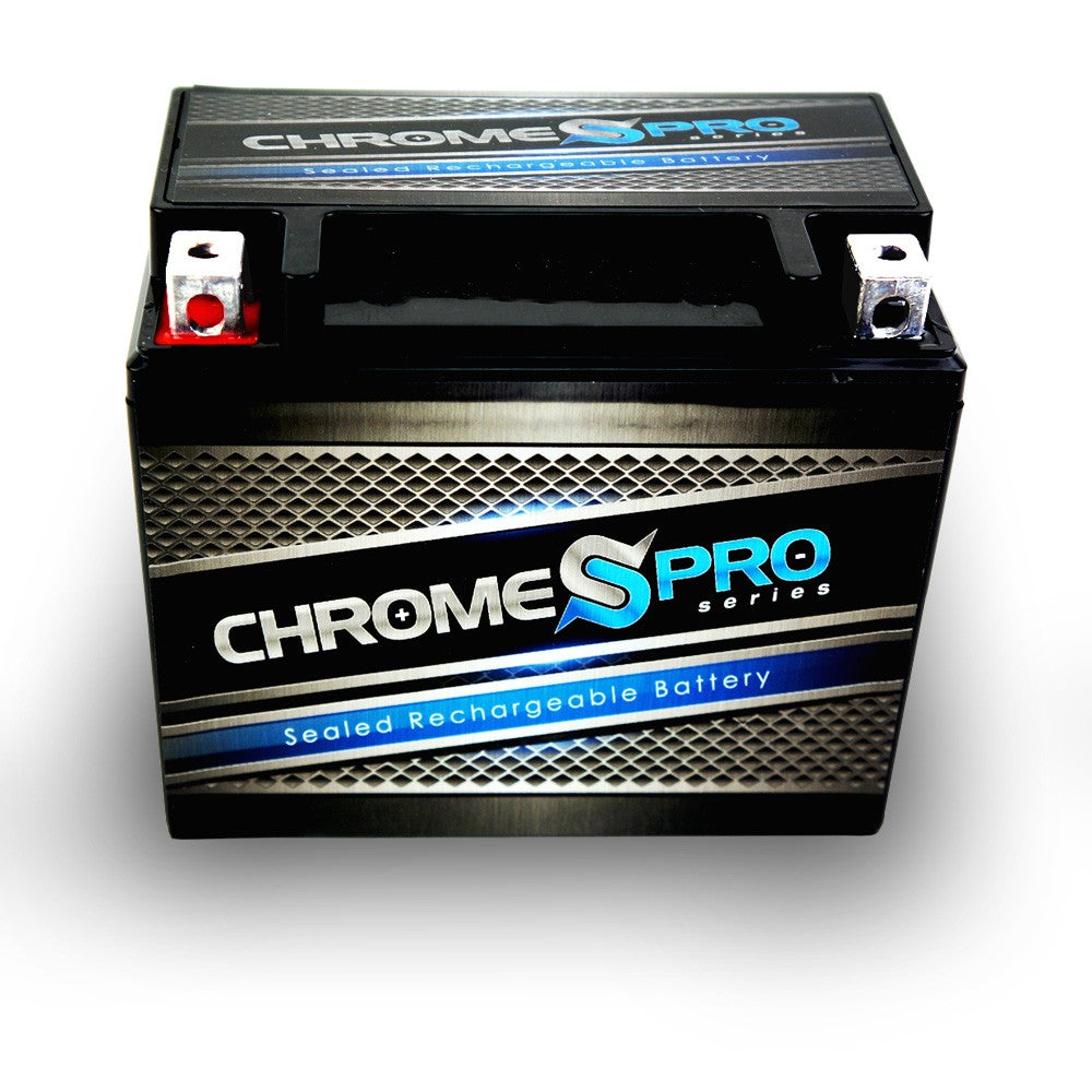 CHROME PRO BATTERY YTX12-BS High Performance Power Sports Battery CP-M00007