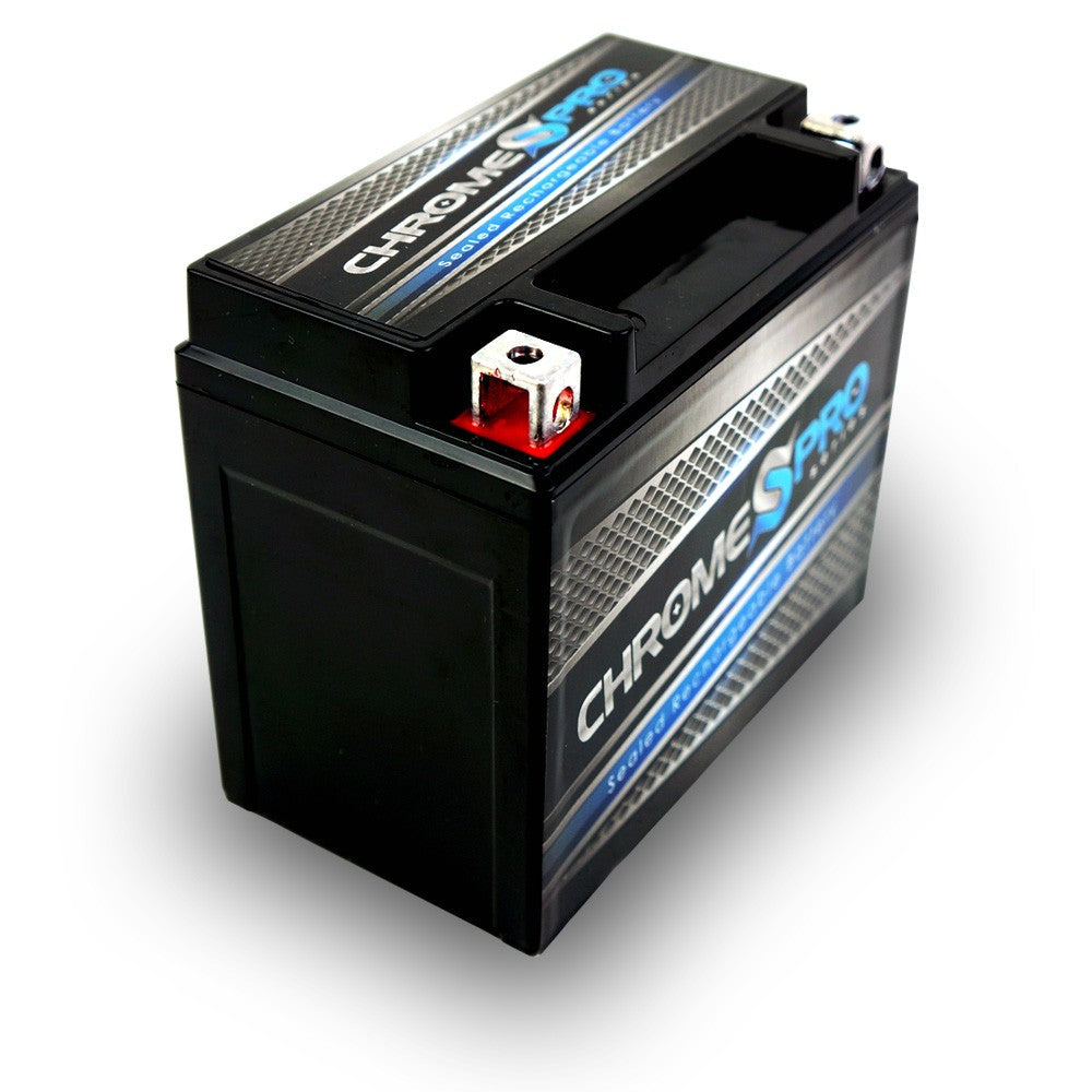 CHROME PRO BATTERY YTX12-BS High Performance Power Sports Battery CP-M00007