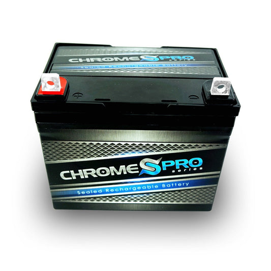 CHROME PRO BATTERY 12V 35AH Sealed Lead Acid Battery - Nut & Bolt Terminals CP-S00016