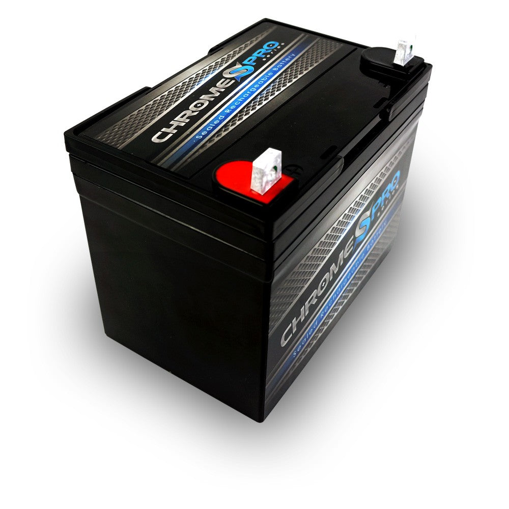 CHROME PRO BATTERY 12V 35AH Sealed Lead Acid Battery - Nut & Bolt Terminals CP-S00016