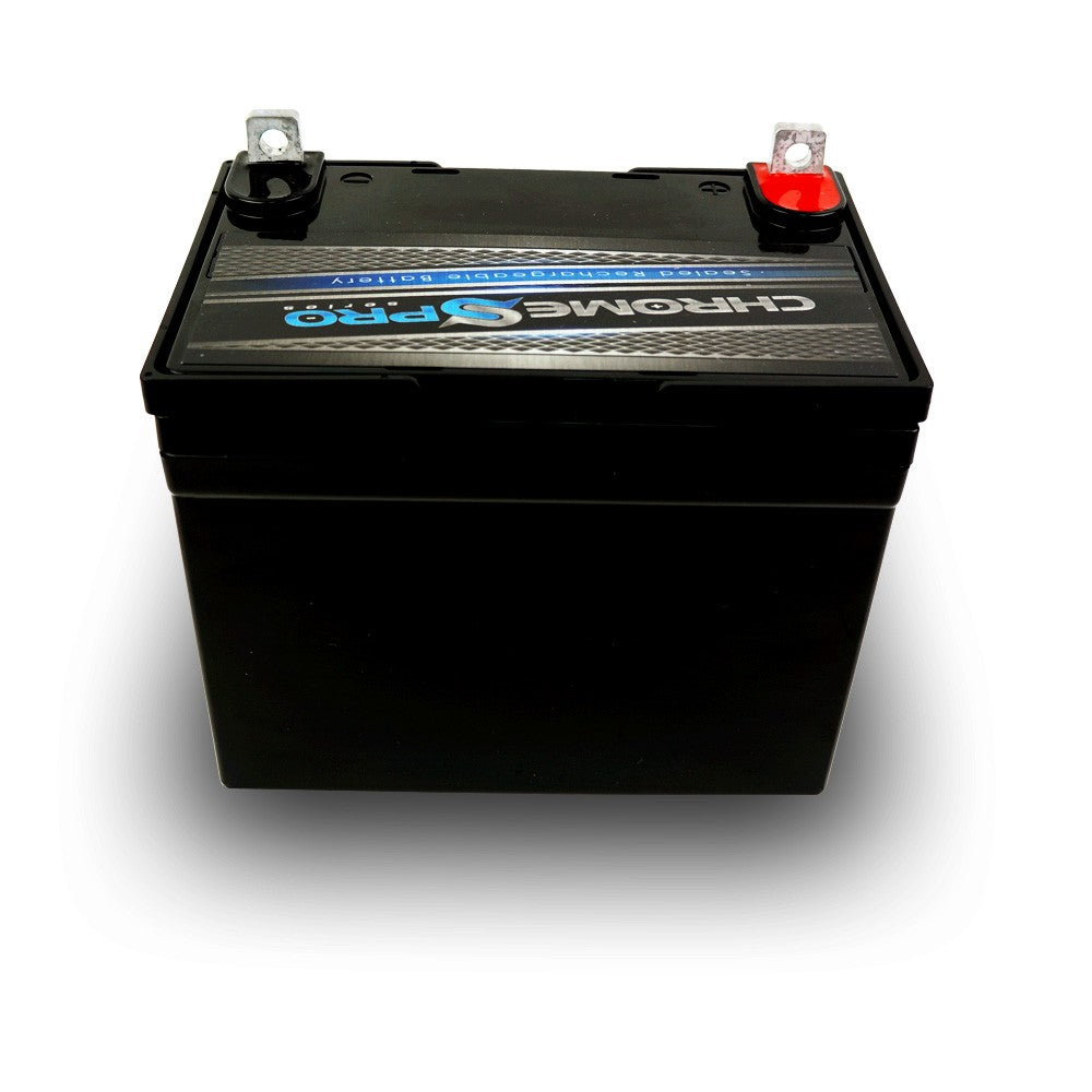 CHROME PRO BATTERY 12V 35AH Sealed Lead Acid Battery - Nut & Bolt Terminals CP-S00016