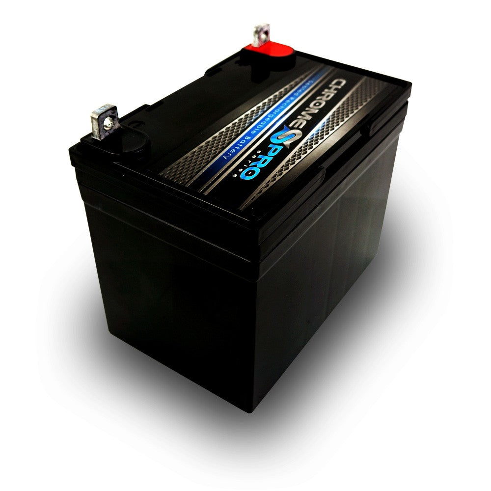 CHROME PRO BATTERY 12V 35AH Sealed Lead Acid Battery - Nut & Bolt Terminals CP-S00016
