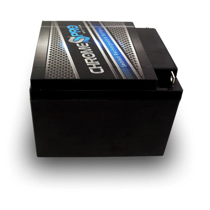 CHROME PRO BATTERY 12V 28AH Sealed Lead Acid (SLA) - Nut and Bolt Terminals CP-S00069