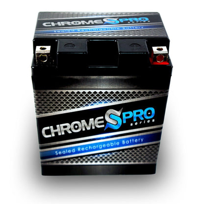 CHROME PRO BATTERY YB14L-A2 High Performance Power Sports Battery CP-M00016