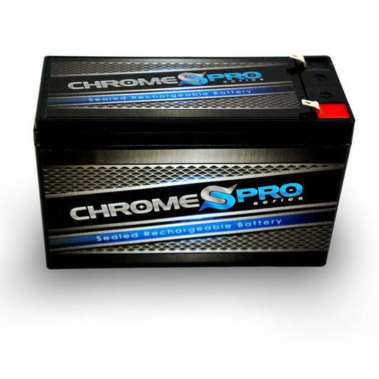 CHROME PRO BATTERY 12V 9AH Sealed Lead Acid (SLA) Battery - T2 Terminals CP-S00015