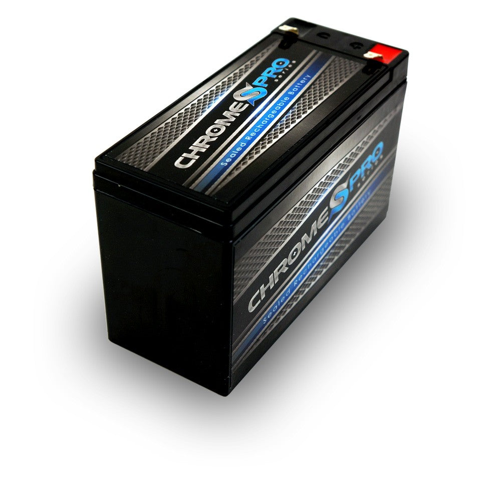 CHROME PRO BATTERY 12V 9AH Sealed Lead Acid (SLA) Battery - T2 Terminals CP-S00015