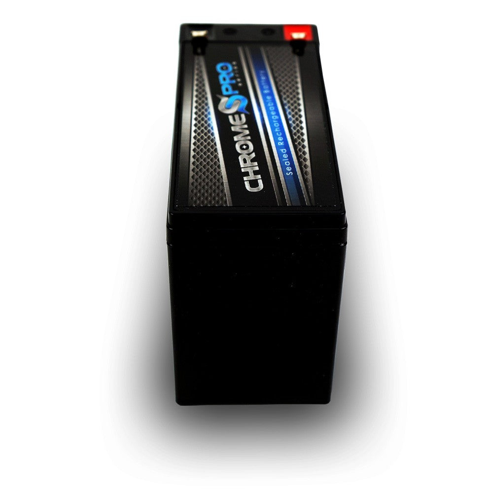 CHROME PRO BATTERY 12V 8AH Sealed Lead Acid (SLA) Battery - T2 Terminals CP-S00052