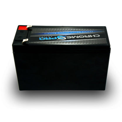 CHROME PRO BATTERY 12V 7AH Sealed Lead Acid (SLA) Battery - T1 Terminals CP-S00017
