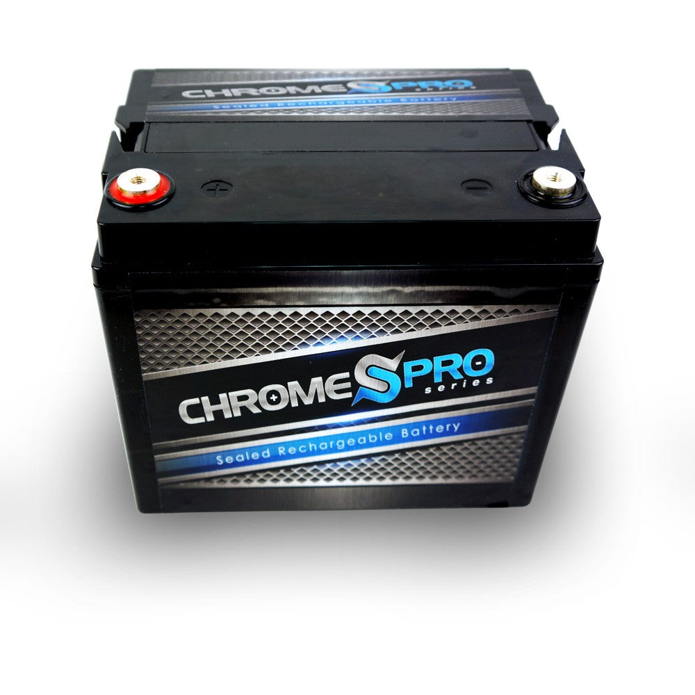 CHROME PRO BATTERY 12V 35AH Sealed Lead Acid (SLA) - T6 Terminals CP-S00066