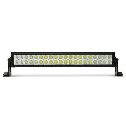 Dual Row LED Light Bar with Chrome Face-DV8 Offroad